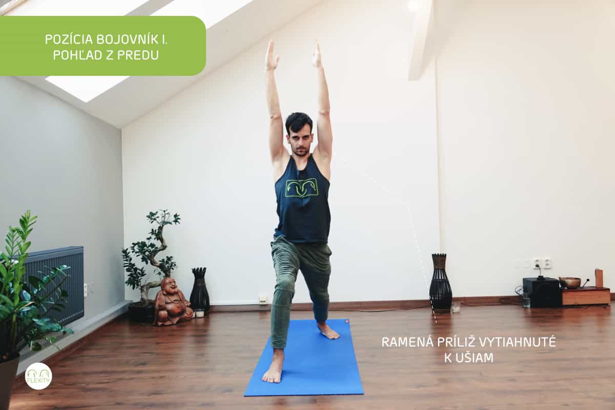 BOJOVNIK I B yoga pozicia